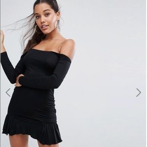 off the shoulder dress